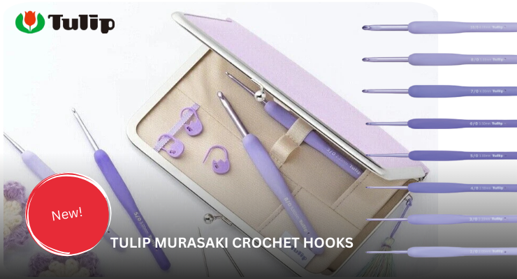 New! Expected May 2025: Tulip Murasaki Crochet Hooks - G. Brouwer